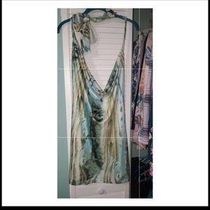 Funky Tye Dye Haltwr Dress